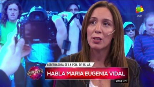 María Eugenia Vidal: No sabés lo cabeza dura que puedo ser cuando me propongo algo