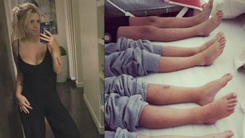 El colecho de Wanda Nara con sus hijos y una selfie frente al espejo