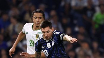 Messi ingresó en el segundo tiempo. (Foto: Reuters).