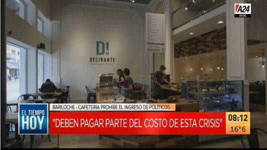 En Bariloche, aplicaron el derecho de admisión a políticos en cafés
