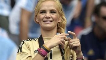 La furia de Eliana Guercio, durante el partido