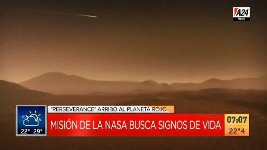 Las primeras imágenes de la NASA tras aterrizar exitosamente en Marte