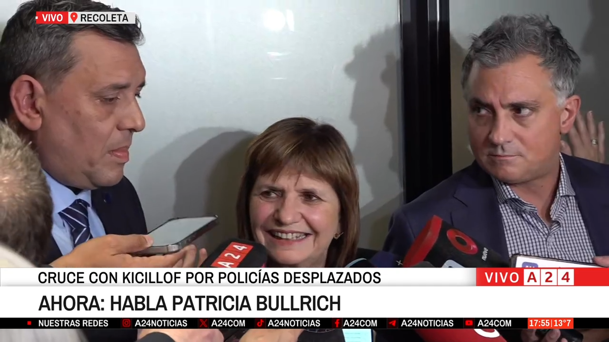 Bullrich develó el motivo detrás de las 24 bajas en la Bonaerense: Los echaron por compartir un...
