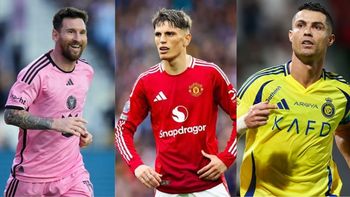 increible: garnacho armo un gimnasio en su casa con fotos de ¡lionel messi y cristiano ronaldo! increible: garnacho armo un gimnasio en su casa con fotos de ¡lionel messi y cristiano ronaldo!