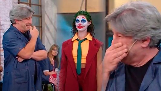 El desopilante diseño de El Guasón de Pachu Peña: ¡Ni él pudo contener la risa!