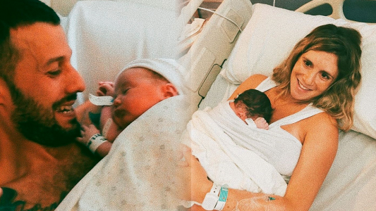 Nació Camilo, el hijo de Eddie Fitte y Carolina Schattner