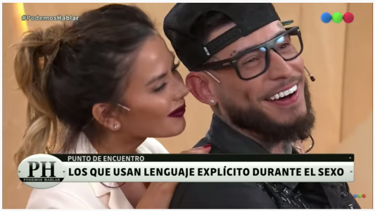 PH: Karina Jelinek prendió fuego a Ulises Bueno durante un atrevido juego erótico