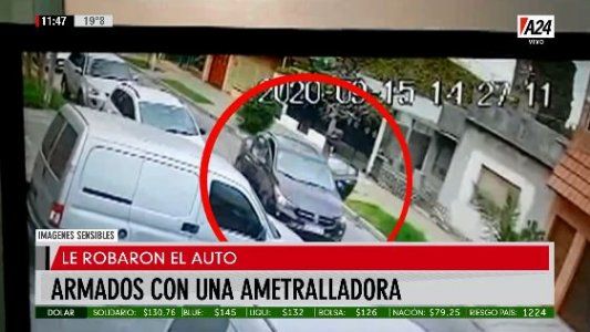 Ciudadela: así robaba un auto la violenta banda de la ametralladora