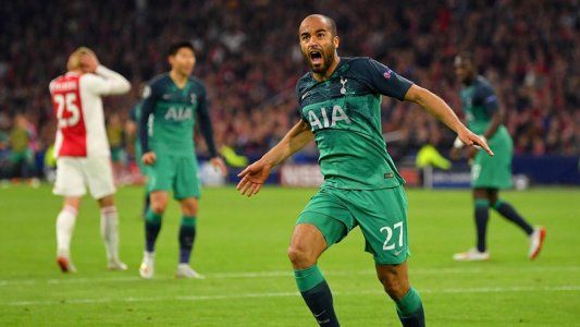 Champions League: en otra remontada histórica, Tottenham le ganó 3-2 a Ajax con un triplete de Lucas Moura y pasó a la final