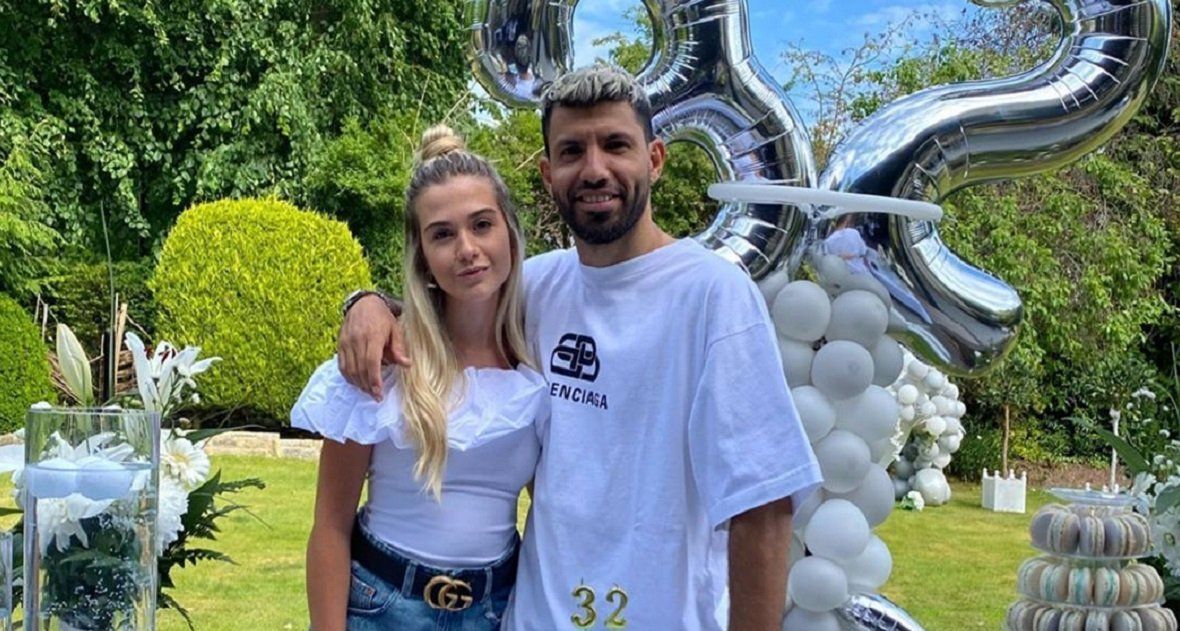 Las respuestas del Kun Agüero y Sofía Calzetti al enojo de Gianinna Maradona
