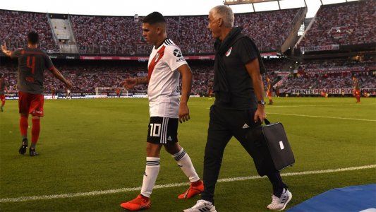 Juanfer Quintero será operado mañana de la rotura de ligamentos cruzados de su rodilla izquierda