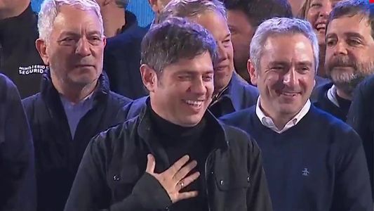 Kicillof, luego de la victoria: Las urnas le dijeron a Milei que va a tener que rectificar el rumbo