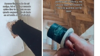 Video: Se hizo las uñas, fue al baño de su amiga y el inodoro le jugó una mala pasada