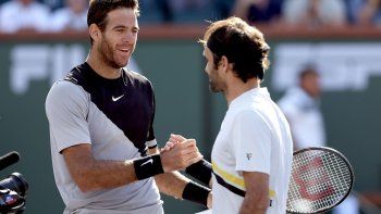 La llamativa táctica que usaba Federer para amedrentar a Del Potro un día antes de los partidos