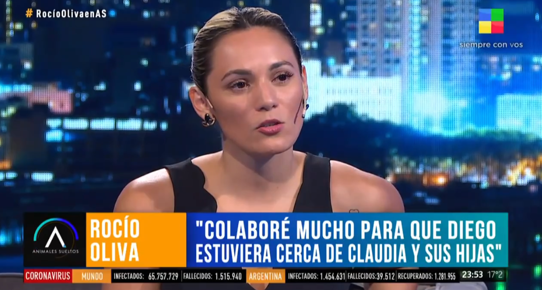 Rocío Oliva: No busco culpables pero Diego estaba solo