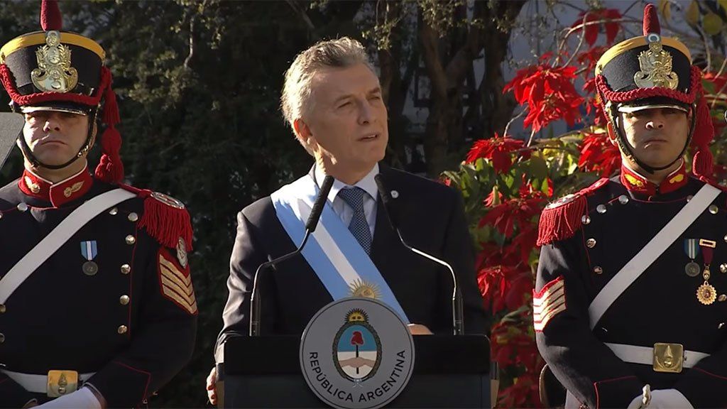 Macri en el acto del 9 de Julio: Un día como hoy, las confrontaciones políticas, se dejaron de lado por algo mucho más importante