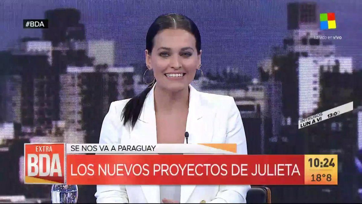 Julieta Navarro se despidió de BDA y contó cuál será su nuevo proyecto en el exterior