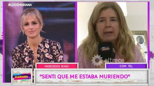 Mariana Fabbiani tras la descompensación de Mercedes Ninci: Le dije que no se iba a morir acá en el programa