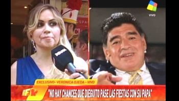Verónica Ojeda: No hay chances de que Dieguito pase las Fiestas con su padre
