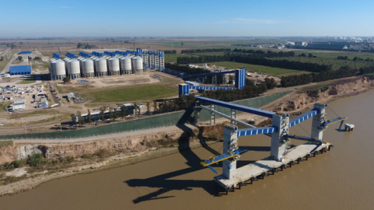 Inauguran un nuevo puerto en Timbúes con la participación de Alberto Fernández