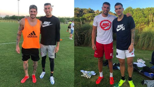 Bruno Galván, el arquero de Morón que ataja en los picaditos de Leandro Paredes y Rodrigo De Paul