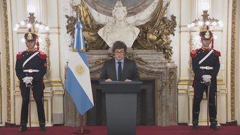 Milei presentó el proyecto de Presupuesto 2026. (Foto: prensa Presidencial).