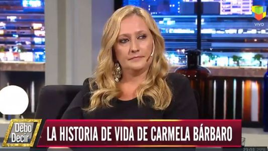 Dramático relato de Carmela Bárbaro: contó de su lucha contra el cáncer cuando era adolescente