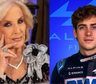 ¡Insólito! El inesperado pedido que Franco Colapinto le hizo a Mirtha Legrand
