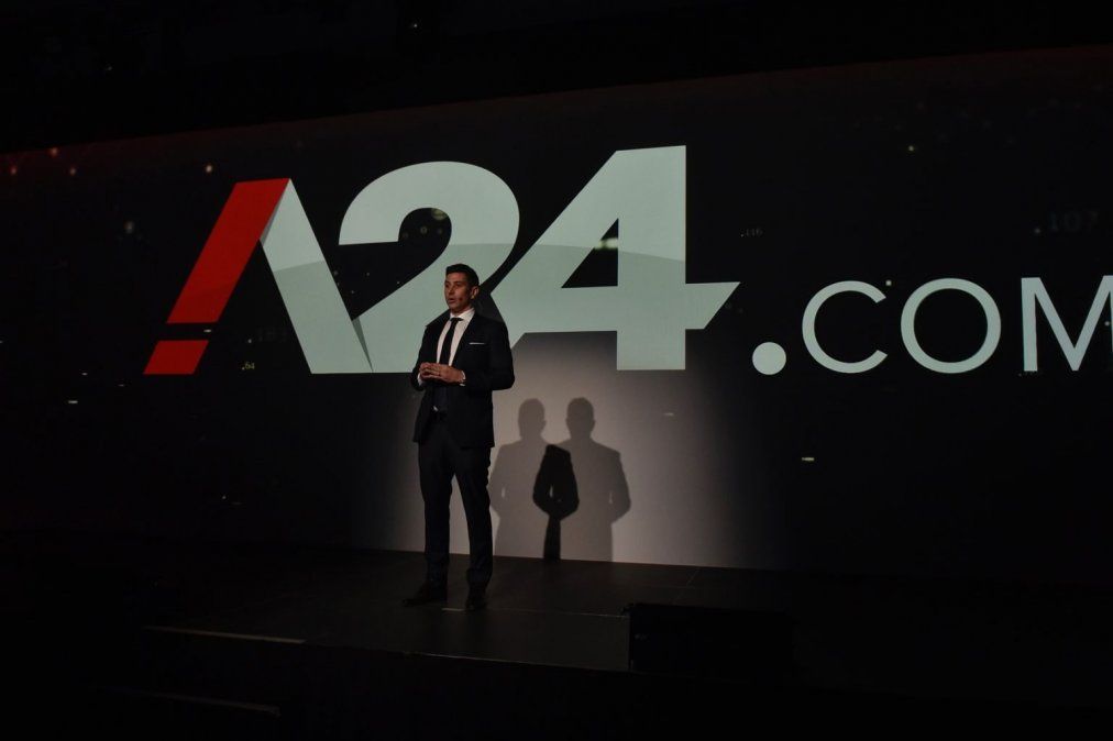 Periodismo de calidad: las mejores imágenes del lanzamiento de A24.com