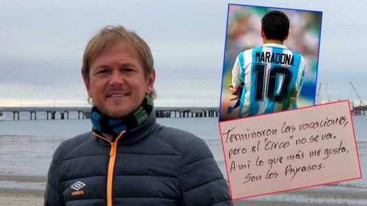 Jorge Taiana, el novio de Claudia Villafañe, le respondió al Diego