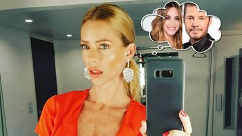 Nicole Neumann, entre Vero Lozano y Marcelo Tinelli
