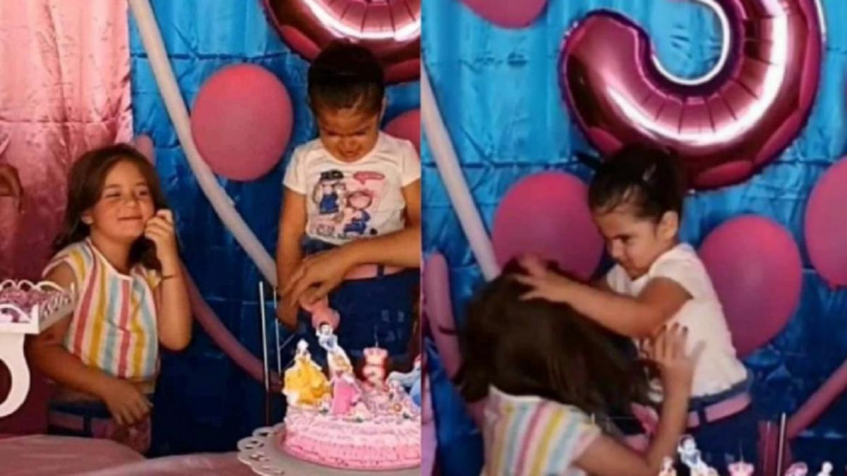 Las hermanas que se volvieron virales por pelearse en un cumpleaños tuvieron revancha