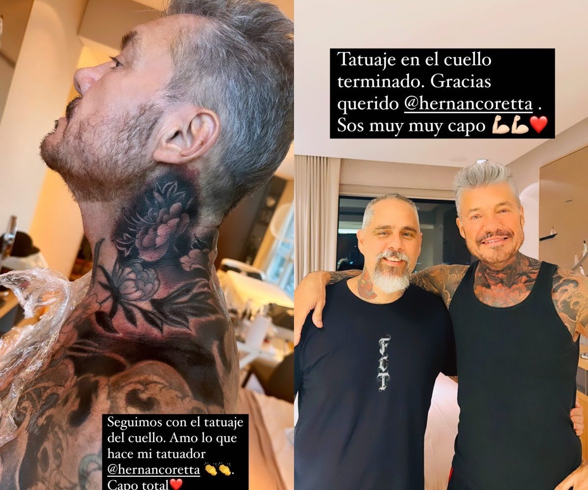 Marcelo Tinelli Volvió A Tatuarse Y Mostró Feliz Su Nuevo Diseño Le Metemos Al Cuello A Full 8052