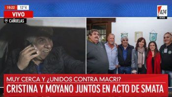 Festeja el Gobierno: Moyano salió del encuentro con CFK y dijo que la misión es unir al peronismo