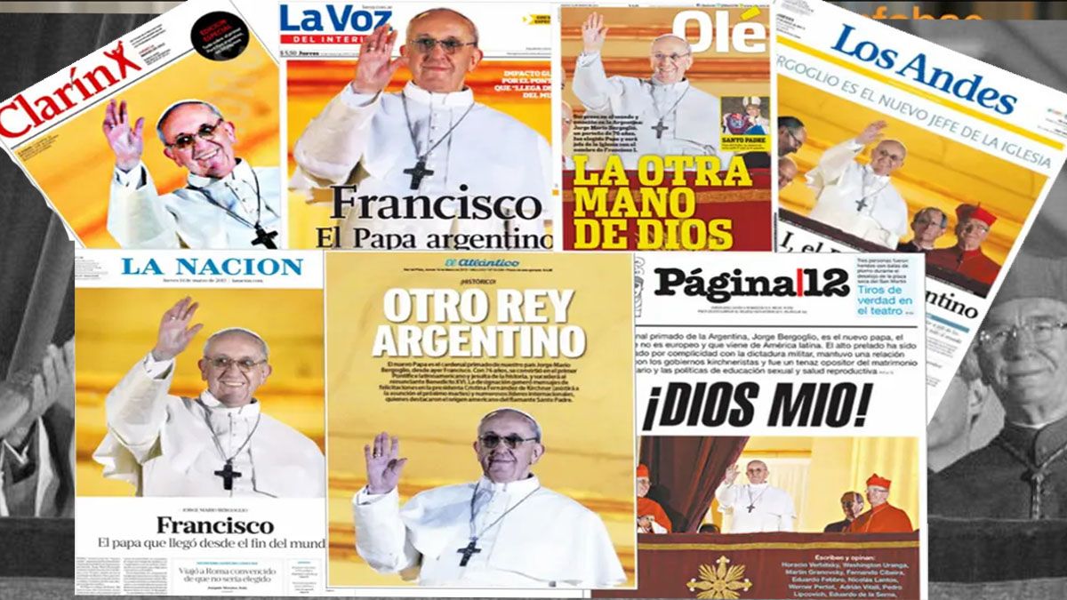 La noticia de la elección de Jorge Bergoglio como papa, sucesor de Benedicto XVI, conmocionó a la Argentina. (Foto: Archivo)