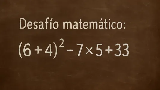 Desafío matemático: una mente brillante lo resuelve en menos de 10 segundos