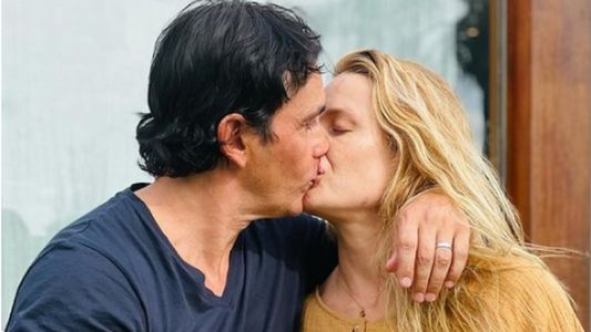 La primera foto de Faustino, el cuarto hijo de Ivana Saccani y Sebastián Estevanez