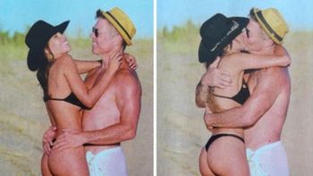 Las sensuales vacaciones de Fernando Burlando y Barby Franco