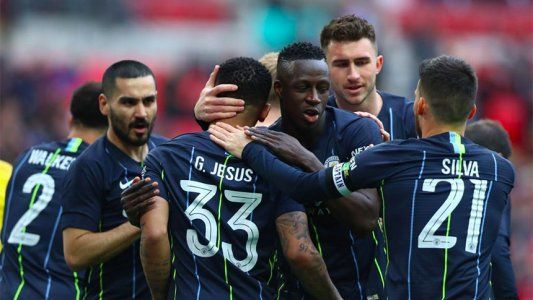 Sin Agüero, Manchester City le ganó 1-0 a Brighton y pasó a la final de la FA Cup