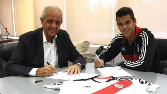 River blindó a Ferreira con una cláusula de 25 millones de euros y le extendió el contrato hasta 2022