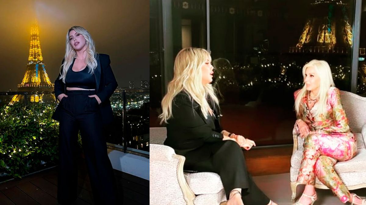 Wanda Nara mostró el backstage y todos los detalles íntimos de la entrevista con Susana