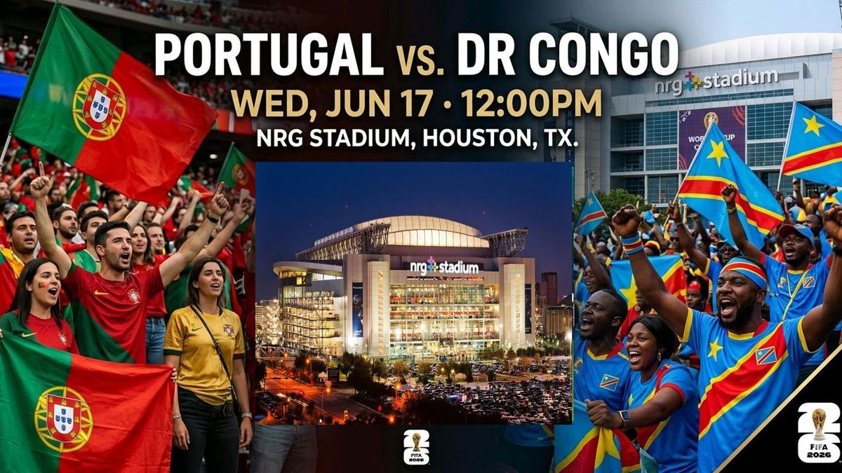 Portugal, el rival más complejo para Congo en el Mundial. Jugarán en el estadio de Houston, EE.UU. (Foto: A24.com)