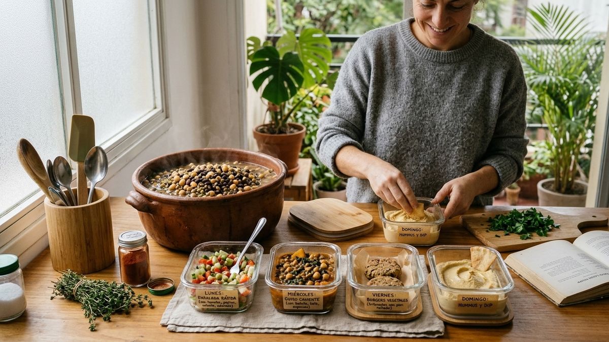 Cómo cocinar legumbres una vez y convertirlas en comidas distintas durante la semana. (Imagen ilustrativa)
