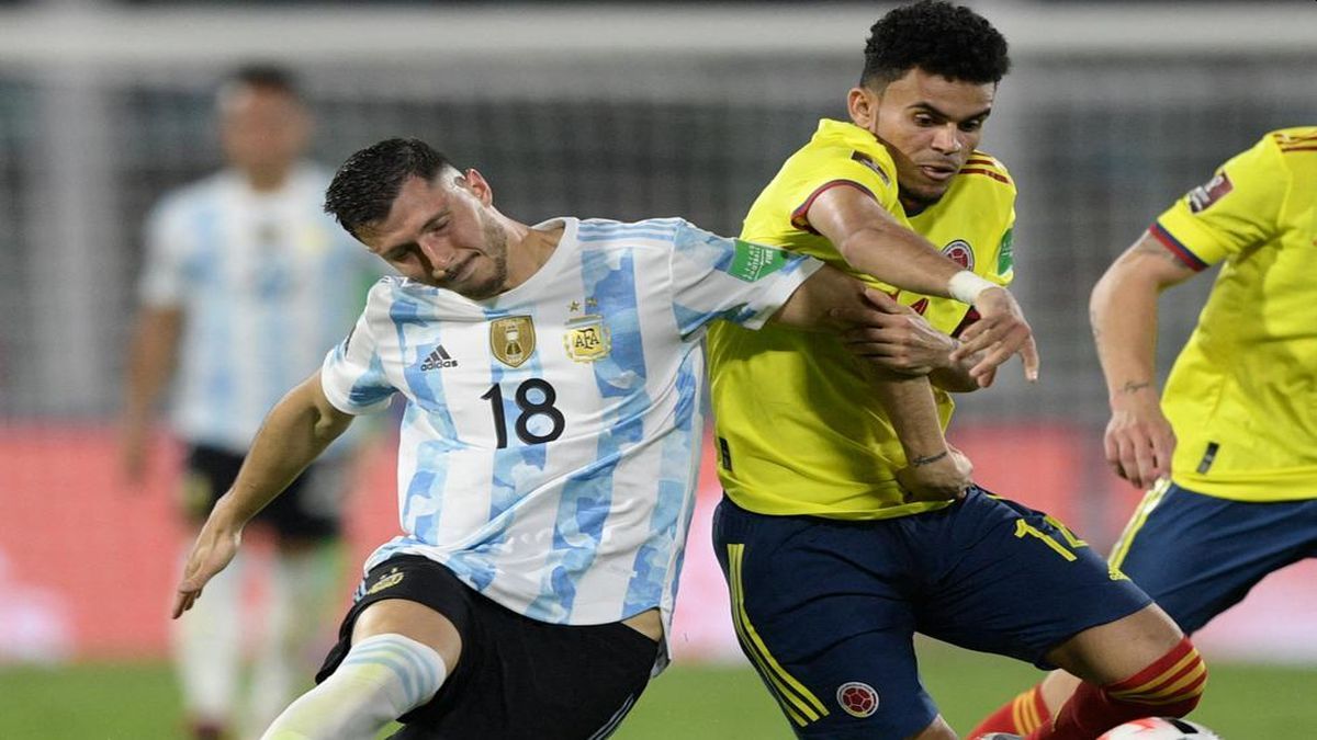 Argentina ganó por 1-0 contra Colombia.