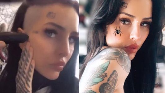 Cande Tinelli se rapó parte de su cabeza “a lo Britney Spears”