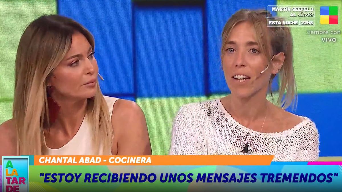 Chantal Abad mostró los mensajes de odio que recibe por el escándalo en Cocineros Argentinos 2.jpg
