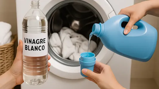 Vinagre blanco y detergente: el truco de lavado que se volvió tendencia para cuidar la ropa