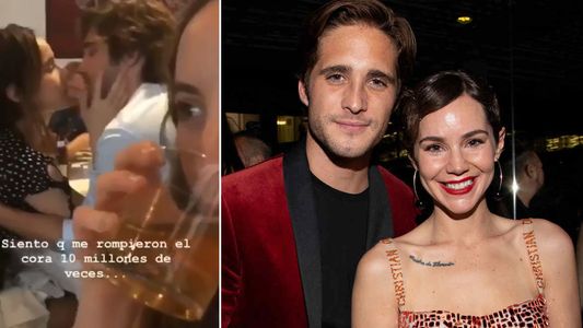 Diego Boneta y Camila Sodi, a puro fuego en un restaurante