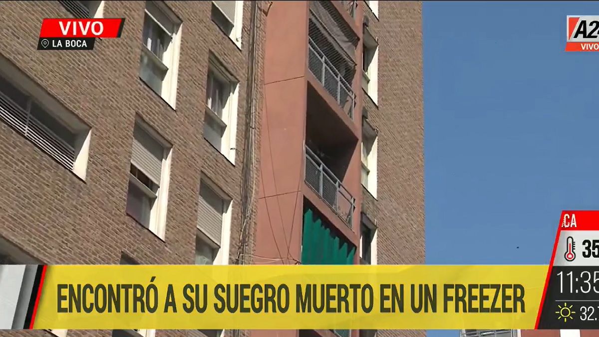 Los vecinos no vieron ni escucharon ninguna situación anómala. Foto: captura de Tv.&nbsp;