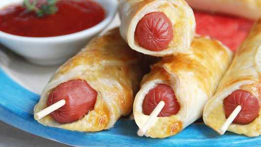 ¡UN MANJAR! 4 ingredientes para la receta más fácil del planeta: salchichas envueltas